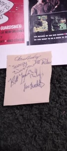 The Royal Guardsmen - 3 X 5 Paper Cut Autographed By All 6 - Picture 1 of 2
