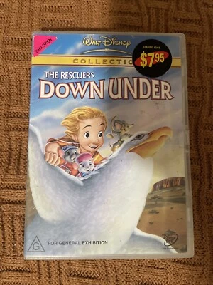 The Rescuers Down Under (DVD, 1990) - image 1 of 2