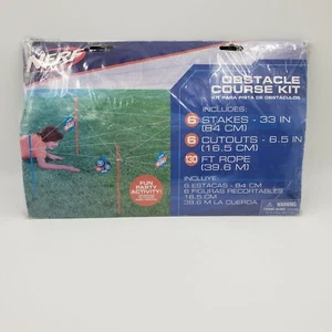 Nerf Obstacle Course Kit - Birthday BBQ July 4th Outdoor Activity Game NEW - Picture 1 of 6