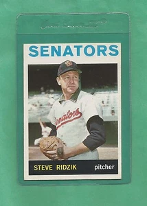 1964 Topps Washington Senators Steve Ridzik # 92 NM+ Tough Low Pop Card !!! - Picture 1 of 1