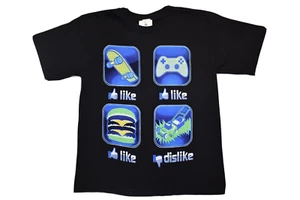 Youth Boys Likes; Skateboarding, Games, Food. Dislike; Work Shirt New XS, S, L - Picture 1 of 5