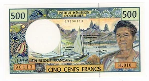 FRENCH PACIFIC TERRITORIE P-1d 500 Francs 2000 UNC - Picture 1 of 2