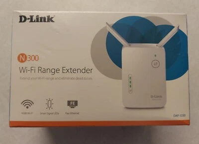 D-Link DAP-1330 (N300) WiFi Range Extender Brand new sealed  - Image 1 of 3