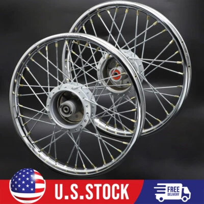 Anillo de llanta de rueda delantera y trasera con buje, radios para Honda Trail CT90 K0-K5 CT200 Foto 1 de 4