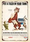 outdoor 1964 ESSO Tiger in Your Tank Gasoline Turtle Rabbit metal tin sign