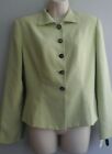 Nwt Ladies Tahari Lime Green Jacke-Size 12-100% Silk - Orig Retail Price $440