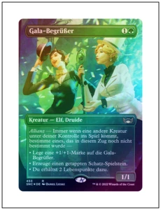 1x Gala Greeters Foil Box Topper GERMAN, Gala-Begrüßer, Streets, Magic MTG NM - Picture 1 of 1
