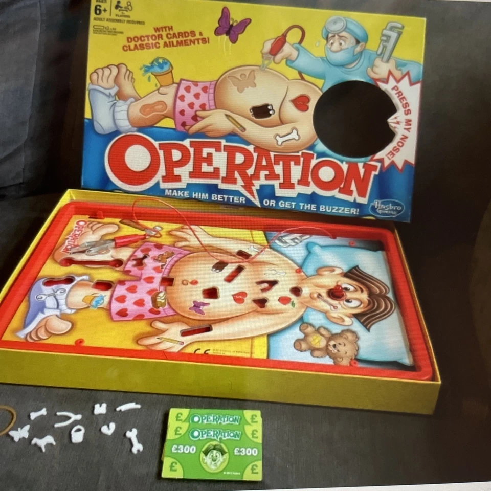 Operation Family Board Game ,2015 Version , Hasbro Family Fun (1) - Image 1 of 4