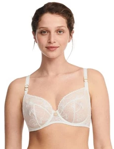 C21U10 Chantelle Orchids Covering Bra - Picture 1 of 9