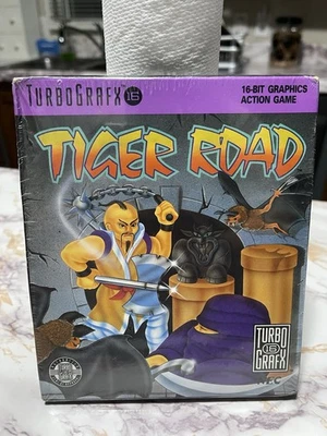 TurboGrafx 16  Tiger Road  Video Game Original Box New Sealed - Image 1 of 4