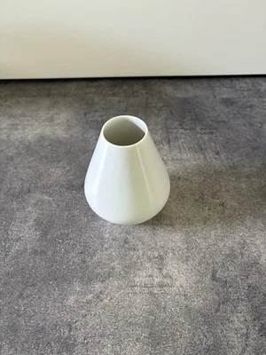 Fürstenberg Design Vase weiß Kleine Vase 11,5 cm hoch - Bild 1 von 4