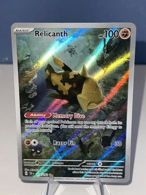 Pokemon TCG Relicanth 173/162 SV05: Temporal Forces Holo - NM - Image 1 of 4