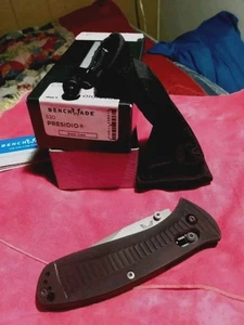 ⚡VINTAGE ⚡ BENCHMADE🦋520✨PRESIDO✨Alum/154cm. (Q.C. AT IT'S BEST) Brand New! 🎁 - Picture 1 of 17