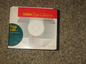 Adobe Type Library Disk & User Guide Type on Call 3.0 for Macintosh Version. - Picture 1 of 4