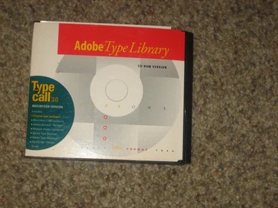 Adobe Type Library Disk & User Guide Type on Call 3.0 for Macintosh Version. - Image 1 of 4
