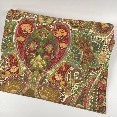 Pottery Barn Table Runner Rosalie Abstract Paisley 100% Cotton ~ 18 x 108 - Image 1 of 4