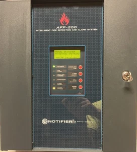 Panel de control de alarma contra incendios Notifier AFP-200 ¡Buen panel limpio!! - Imagen 1 de 2