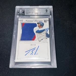 2015 Panini National Treasures Rookie Silhouette #06/10 Jorge Soler #45 Auto SSP - Picture 1 of 2