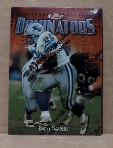 1997 Barry Sanders Topps Finest Dominators W/Coating #200 - Imagen 1 de 1