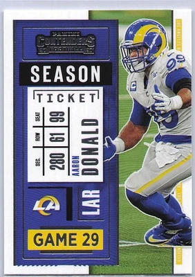 2020 Panini Contenders #53 Aaron Donald - Image 1 of 2