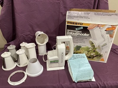 Vntg Presto Professional Electric Slicer Shredder Salad Shooter 0297001 (ToteA1) - Image 1 of 4