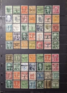 US stamps, 63 precancels from Chittenango to East Aurora New York. Ship O/S $2 - Picture 1 of 18