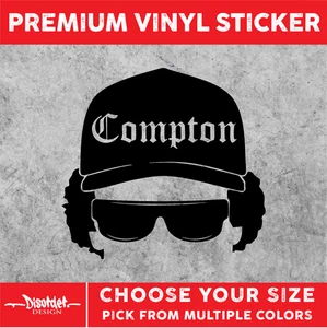EAZY-E [VINYL STICKER]-for Car/Truck WINDOW-LAPTOP-FOLDER-YOU PICK COLOR/SIZE - Picture 1 of 6