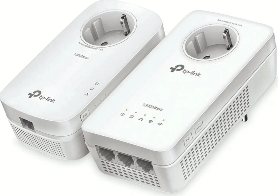 TP-Link TL-WPA8631P KIT AV1300-AC1200 Gigabit WLAN Powerline-KIT mit Steckdose - Bild 1 von 2