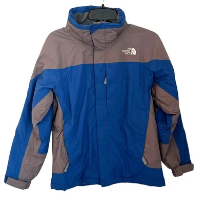 The North Face Jacket Boys L Blue Gray HyVent Waterproof Winter Jacket Coat - Image 1 of 4