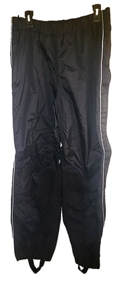 Pantalones estribos grandes para hombre Harley Davidson impermeables negros para montar equipo de lluvia L Foto 1 de 4