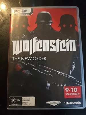 Wolfenstein - The New Order (PC, 2014) Only DVD Compatible VGC 3 Discs W Manual - Image 1 of 3