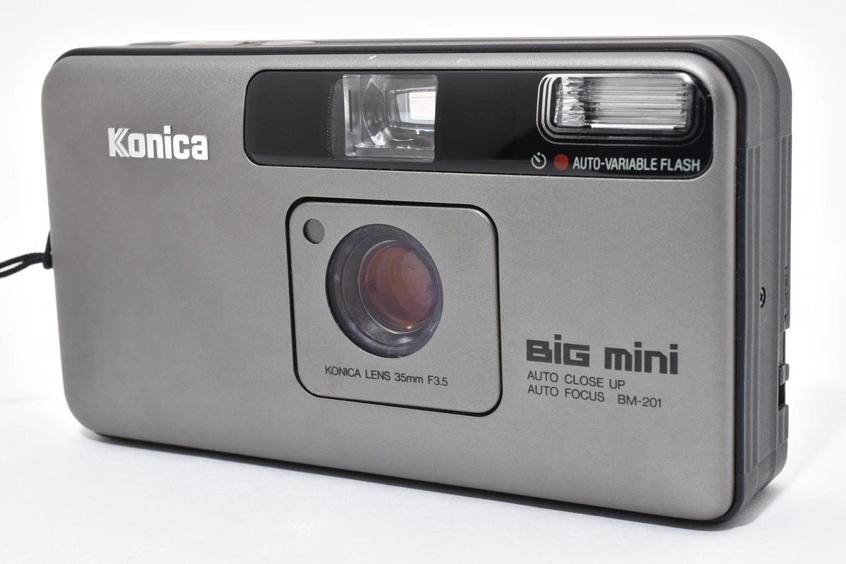 【完動品 美品】Konica Big mini BM-201 フィルムカメラ Konica Bigmini BM-201【完動品】状態◎ – Ein Camera