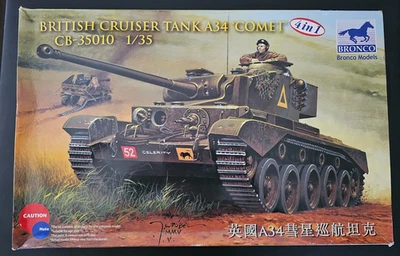 1/35 British Cruiser Tank A34 'Comet' Model kit by Bronco Models. #CB-35010 - Image 1 of 2