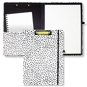 Steel Mill & Co Cute Clipboard Folio with Refillable Lined Notepad and Interi... - Picture 1 of 9
