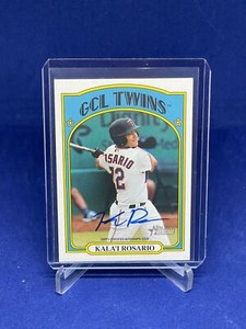 KALA'I ROSARIO 2021 TOPPS HERITAGE MINORS ON CARD AUTO PROSPECT