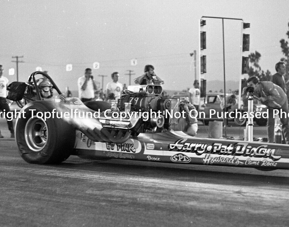 Larry Pat Dixon Sr. Dragster 8x10 NHRA Top Fuel Foto 4 Foto 1 de 1