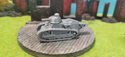 Ren. PIEDI "FT-17" francese WW1 Carro armato con Berliet MG come Kit 1/87 1/72 - Immagine 1 di 3