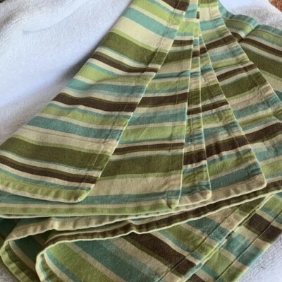 Park Designs Linen Napkins Waterside 100% Cotton Set Of 5 RN 85180 Made In India - Image 1 of 4