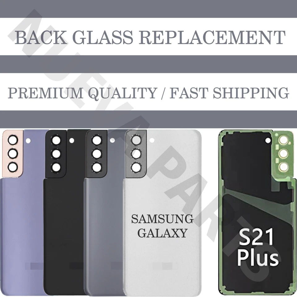 NUEVA PARTS NEW For Samsung Galaxy S21/Plus/Ultra Back Glass Replacement Cover Lens