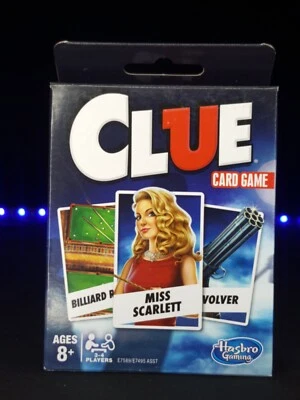 Clue Card Game - By Hasbro - Age 8+ * 3-4 Players * NIB - Image 1 of 2