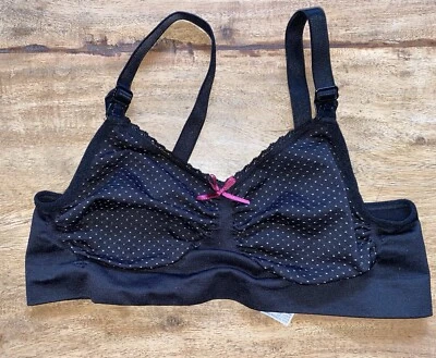 Sujetador de enfermería de maternidad inalámbrico Anita negro talla pequeña - usado Foto 1 de 3