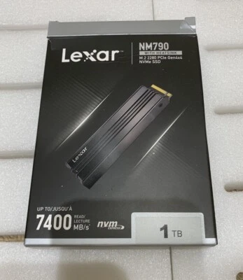 1TB NM790 SSD with Heatsink PCIe Gen4 NVMe M.2 2280 Internal SSD - Image 1 of 3