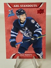 2020-21 Upper Deck AHL Hockey AHL Standouts RED # 233 Cole Perfetti SEE PICS