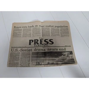 Vintage Zeitung - The Press Democrat - August 1979 - US-Sowjetdrama nähert sich dem Ende - Bild 1 von 4
