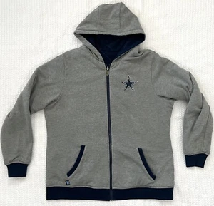 Chaqueta Dallas Cowboys Adulto LG 22” X 27” NFL Pro Line Cremallera Reversible - Imagen 1 de 15