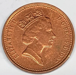 # C3020 GREAT BRITAIN COIN, ONE PENNY 1997 - Picture 1 of 2