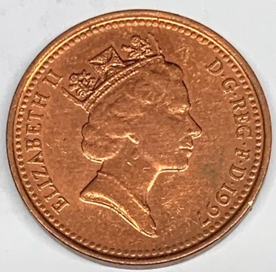 # C3020    GREAT BRITAIN     COIN,     ONE PENNY     1997 - Image 1 of 2