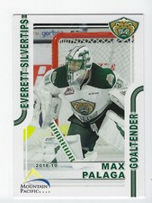 Max Palaga 2018-19 Everett Silvertips (goalie)