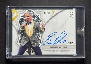 Bruce Buffer 💥 AMBASSADOR ON-CARD AUTOGRAPH /99! 2024 Topps Royalty UFC - Picture 1 of 5