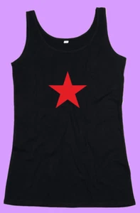 CAMISETA TIRANTES MUJER ESTRELLA ROJA - Imagen 1 de 2